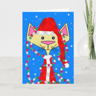 Holiday Kitty Card