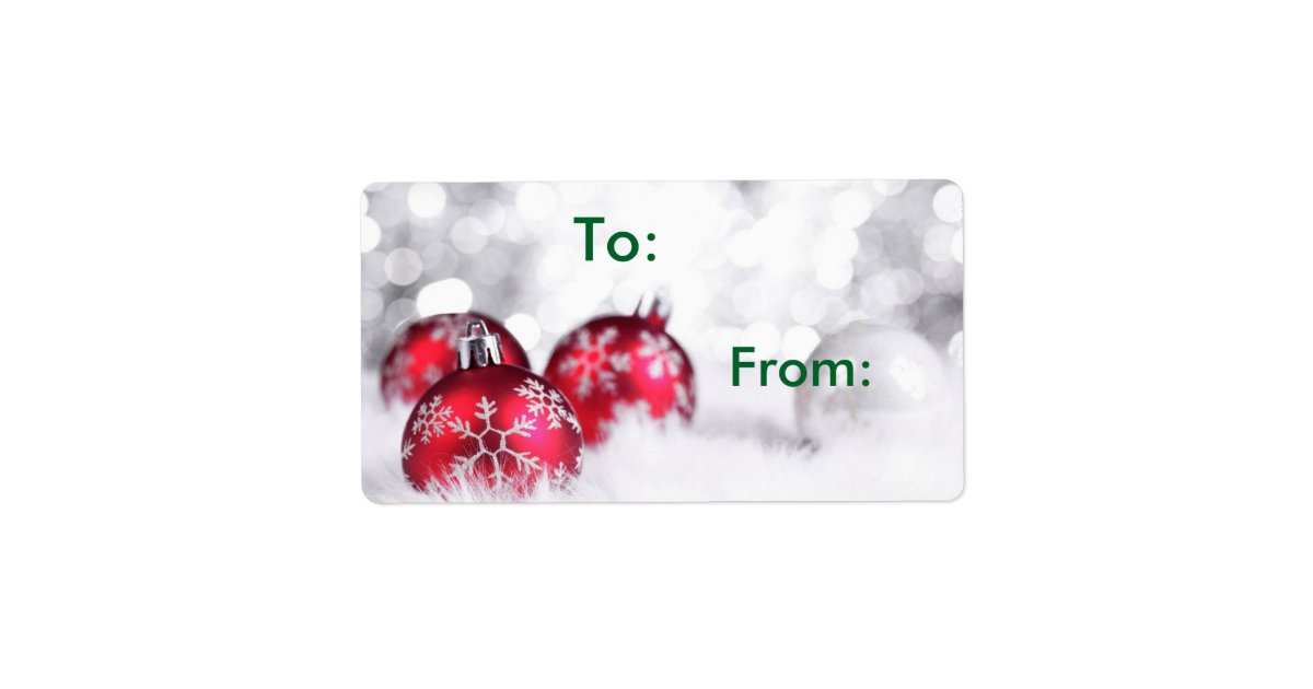 Holiday to and from labels