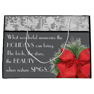HOLIDAY LARGE GIFT BAG