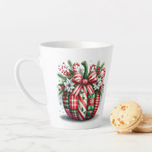 Holiday  latte mug