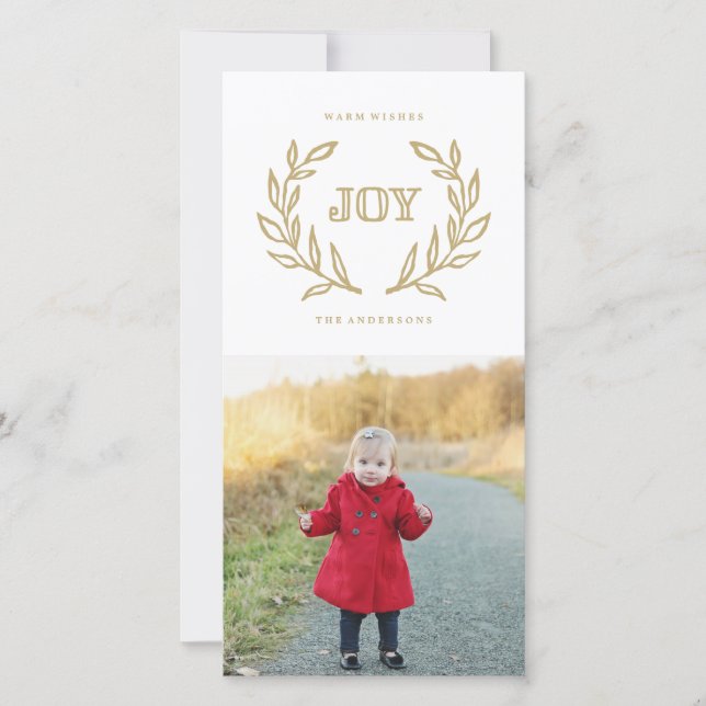 Holiday Laurels Collection Card (Front)