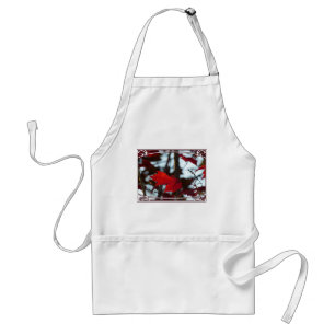 Holiday Leaves Adult Apron