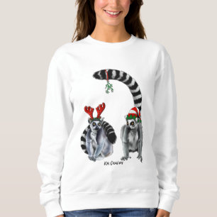 Holiday lemurs sweatshirt