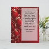 Holiday Letter Christmas to friends & family (Standing Front)