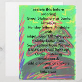 Holiday Letterhead Letter Christmas (Front/Back)