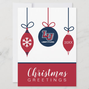 Holiday Liberty Flames Letters Card
