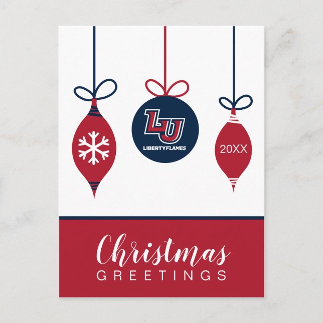 Holiday | Liberty Flames Letters Postcard (Front)