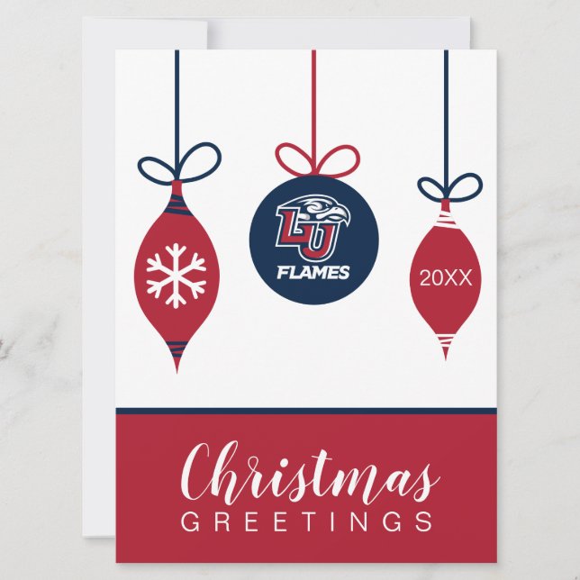 Holiday | Liberty University Athletic Mark Card (Front)