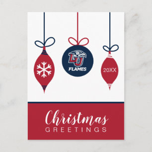 Holiday Liberty University Athletic Mark Postcard