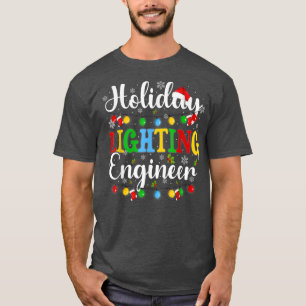 Holiday Lighting Engineer Christmas Light Mens T-Shirt