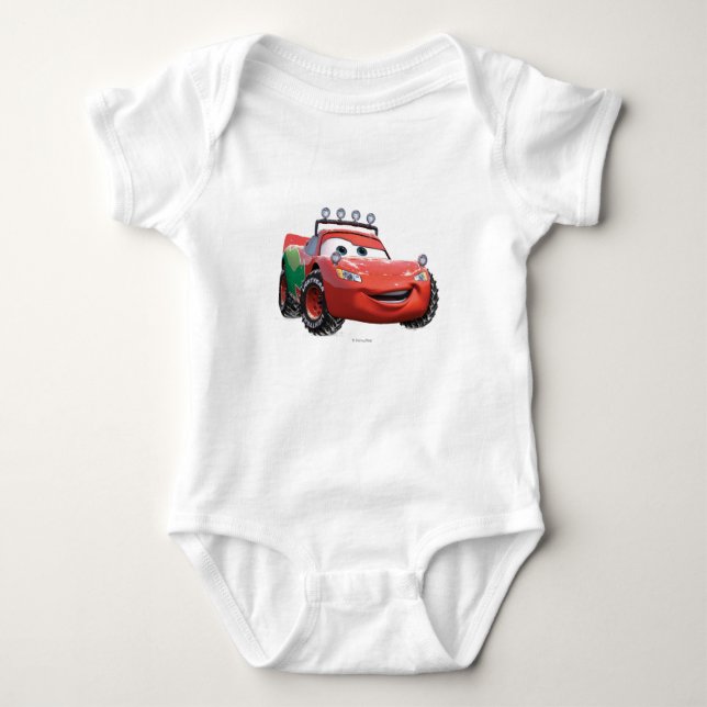 Holiday Lightning McQueen Baby Bodysuit (Front)