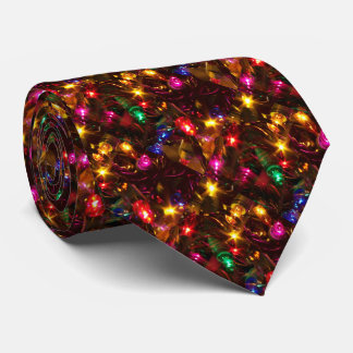 Holiday Lights Christmas Neck Tie