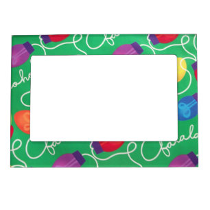 Holiday Lights Magnet Picture Frame