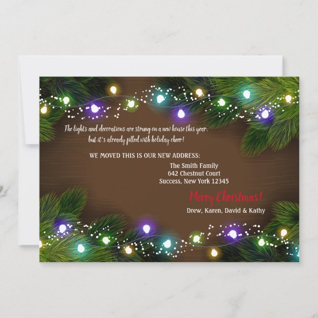 Holiday Lights Moving Announcement (Front)
