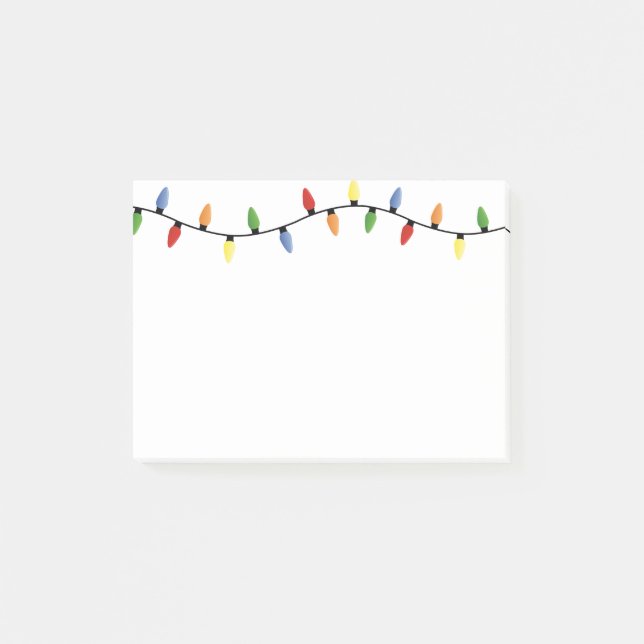 Holiday Lights Post-it Notes (Front)