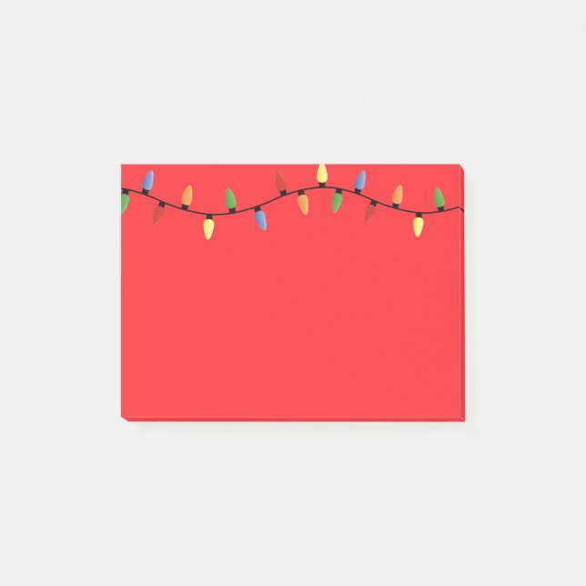 Holiday Lights Post-it Notes (Front)