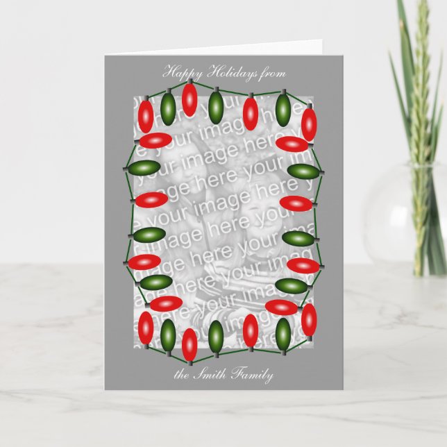Holiday Lights Template (Front)