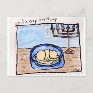 holiday little things 1. a cozy place to nap postcard