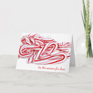 Holiday Love Candy Cane Heart