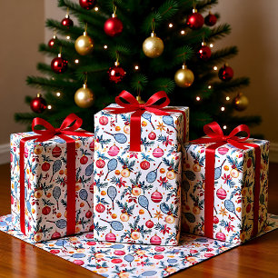 Holiday Love-Love tennis Christmas, Tissue Paper