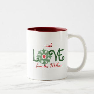 Holiday love mug