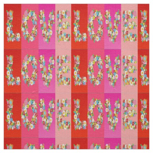 Holiday Love Theme Fabrics - Sewing Fabric