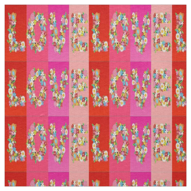 Holiday Love Theme Fabrics - Sewing Fabric (Swatch)