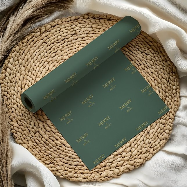  Holiday Luxe Christmas Wrapping Paper | Green (Creator Uploaded)