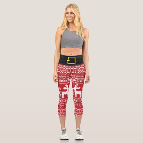 Holiday Magic High_Waisted Yoga Capris