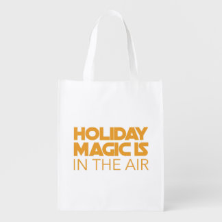 Holiday magic is in the air grocery bag