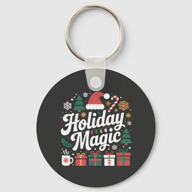 Holiday Magic Keychain (Front)