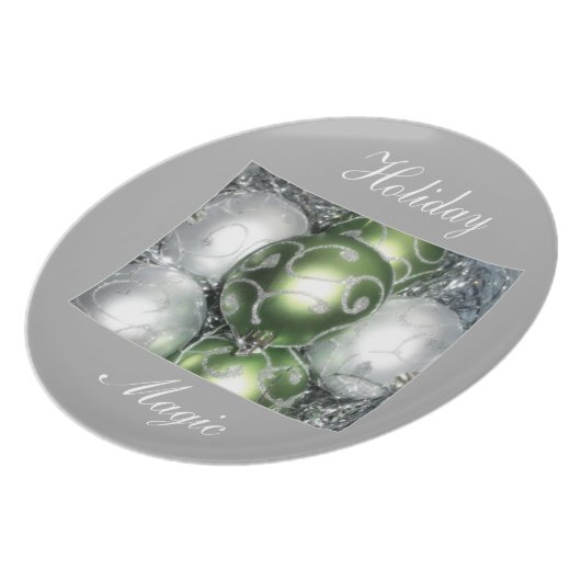 'Holiday Magic' Plate (Left Side)