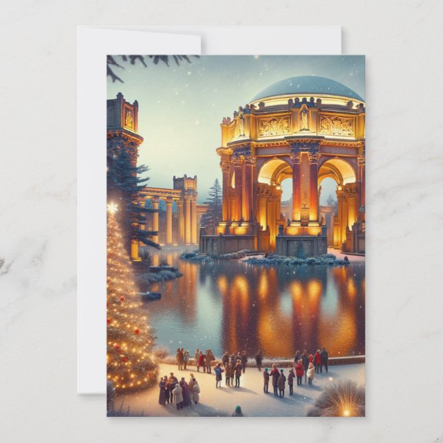 Holiday Magic San Francisco Christmas Card (Front)