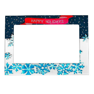 Holiday Magnetic Photo Frame