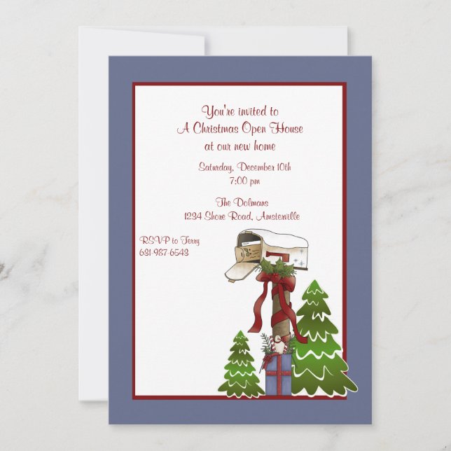 Holiday Mail Invitation (Front)