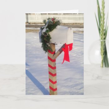 Holiday Mailbox by time2see at Zazzle