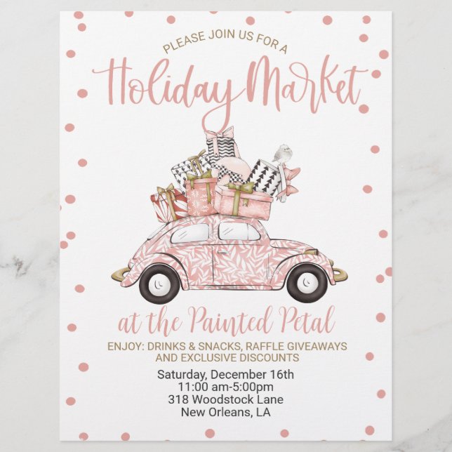 Holiday Market Flyer (Front)