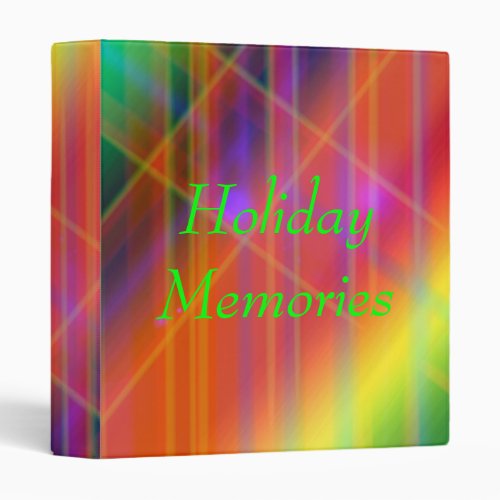 Holiday Memories 3 Ring Binder