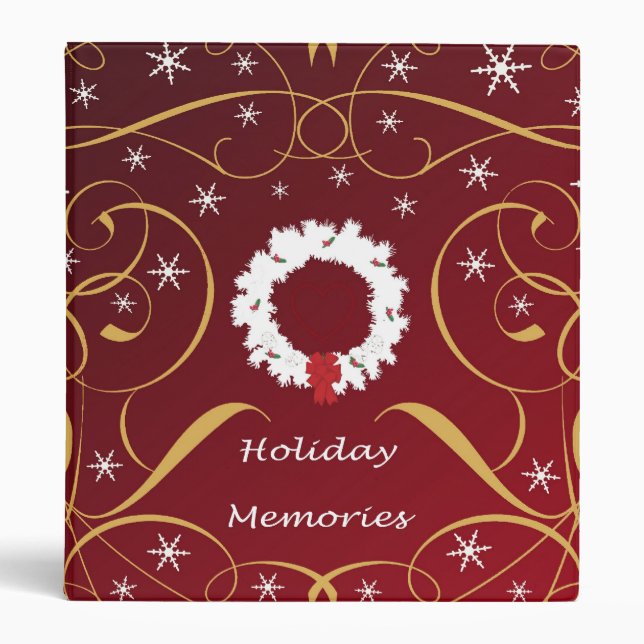 Holiday Memories Binder (Front)