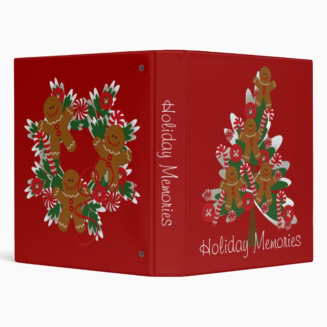 Holiday Memory Book Binder (Background)