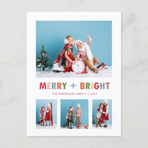 Holiday Merry and Bright Card