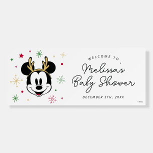 Holiday Mickey and Friends Baby Shower Foam Board