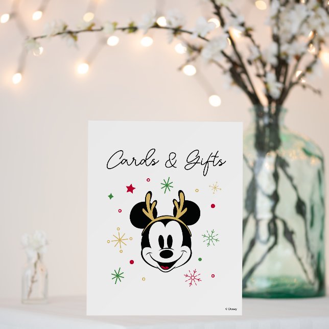Holiday Mickey and Friends Baby Shower Foam Board (In Situ (Wedding))