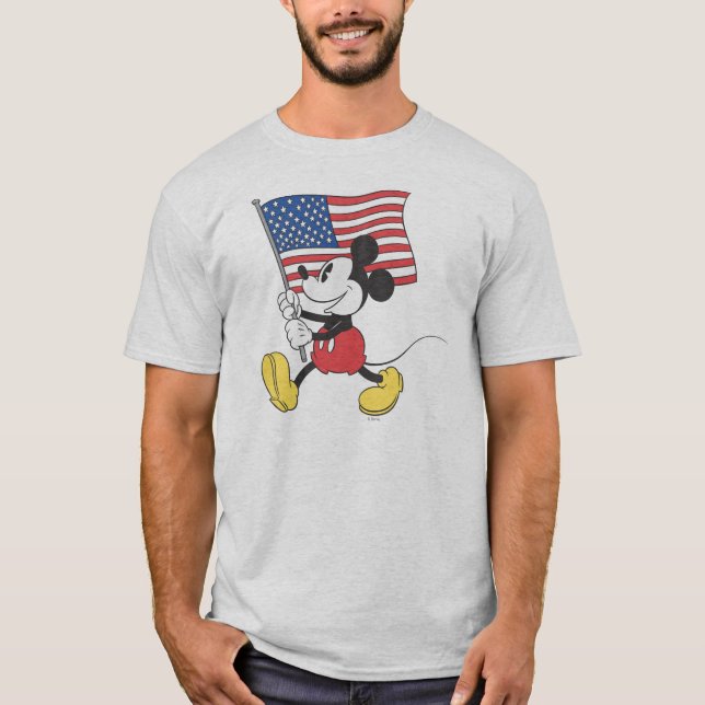 Holiday Mickey | Flag T-Shirt (Front)