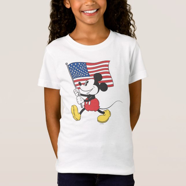 Holiday Mickey | Flag T-Shirt (Front)