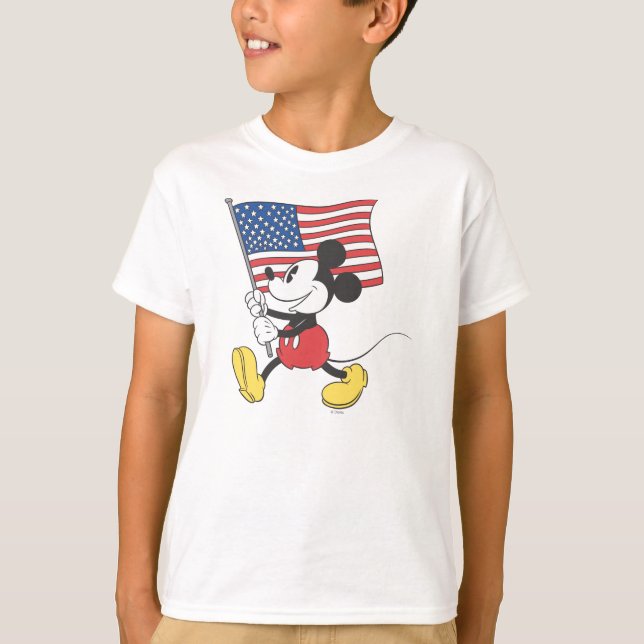 Holiday Mickey | Flag T-Shirt (Front)