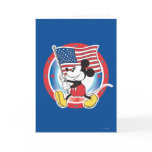 Holiday Mickey | Flag with Circle Holiday Mickey | Flag with Circle
