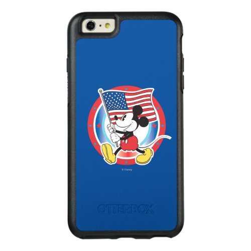 Holiday Mickey  Flag with Circle OtterBox iPhone 66s Plus Case