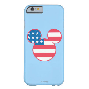 Holiday Mickey   Mouse Head Flag Icon Barely There iPhone 6 Case