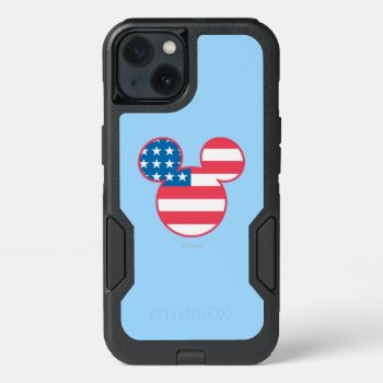 Holiday Mickey | Mouse Head Flag Icon Iphone 13 Case by MickeyAndFriends at Zazzle
